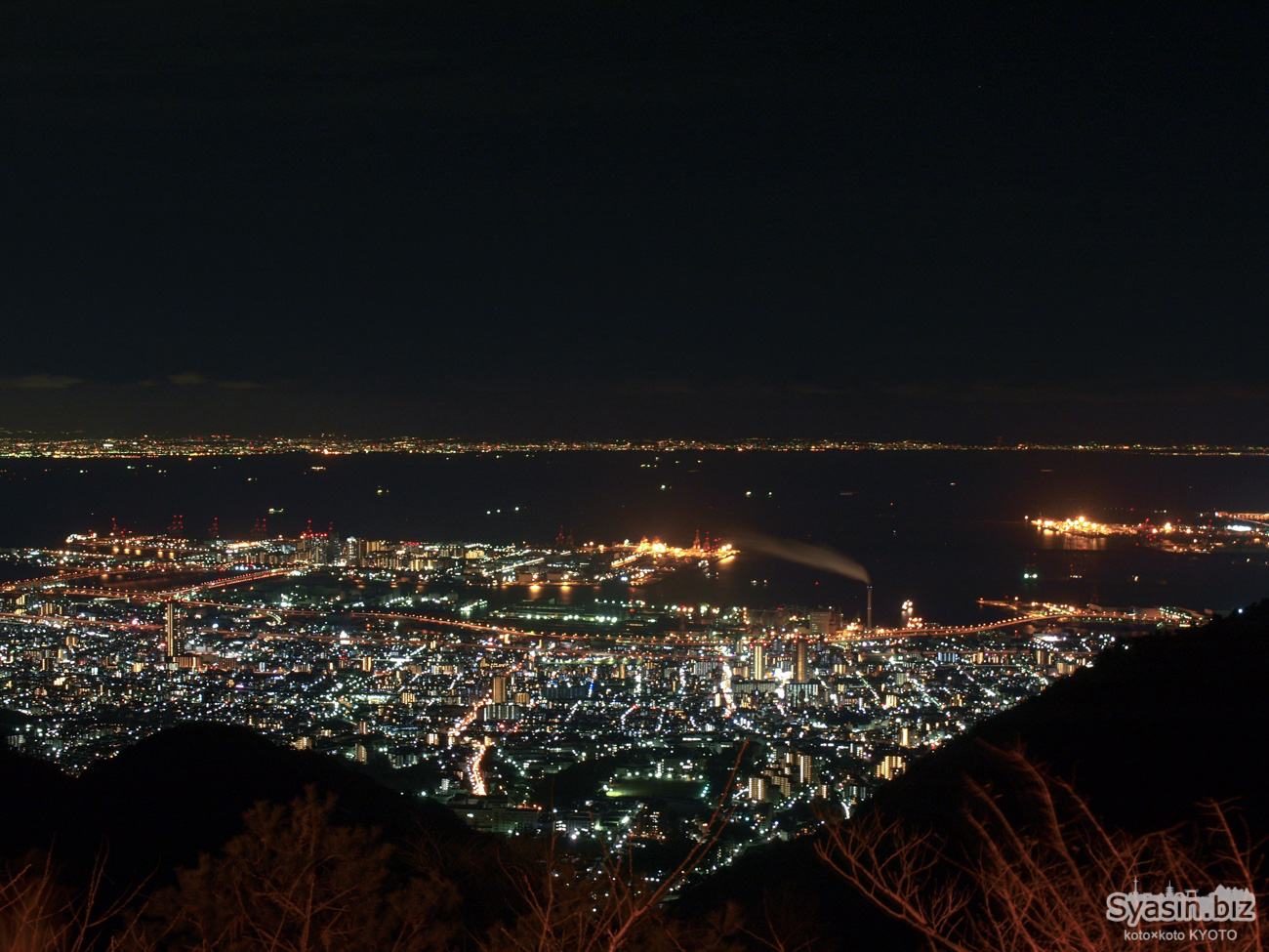 鉢巻展望台の夜景情報 – 兵庫県神戸市