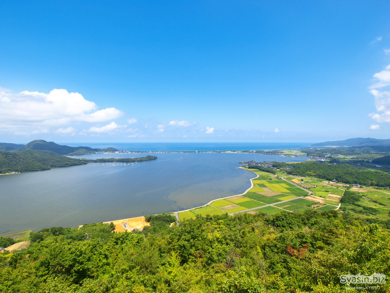 丹後・かぶと山展望台 – 久美浜湾を一望する大絶景