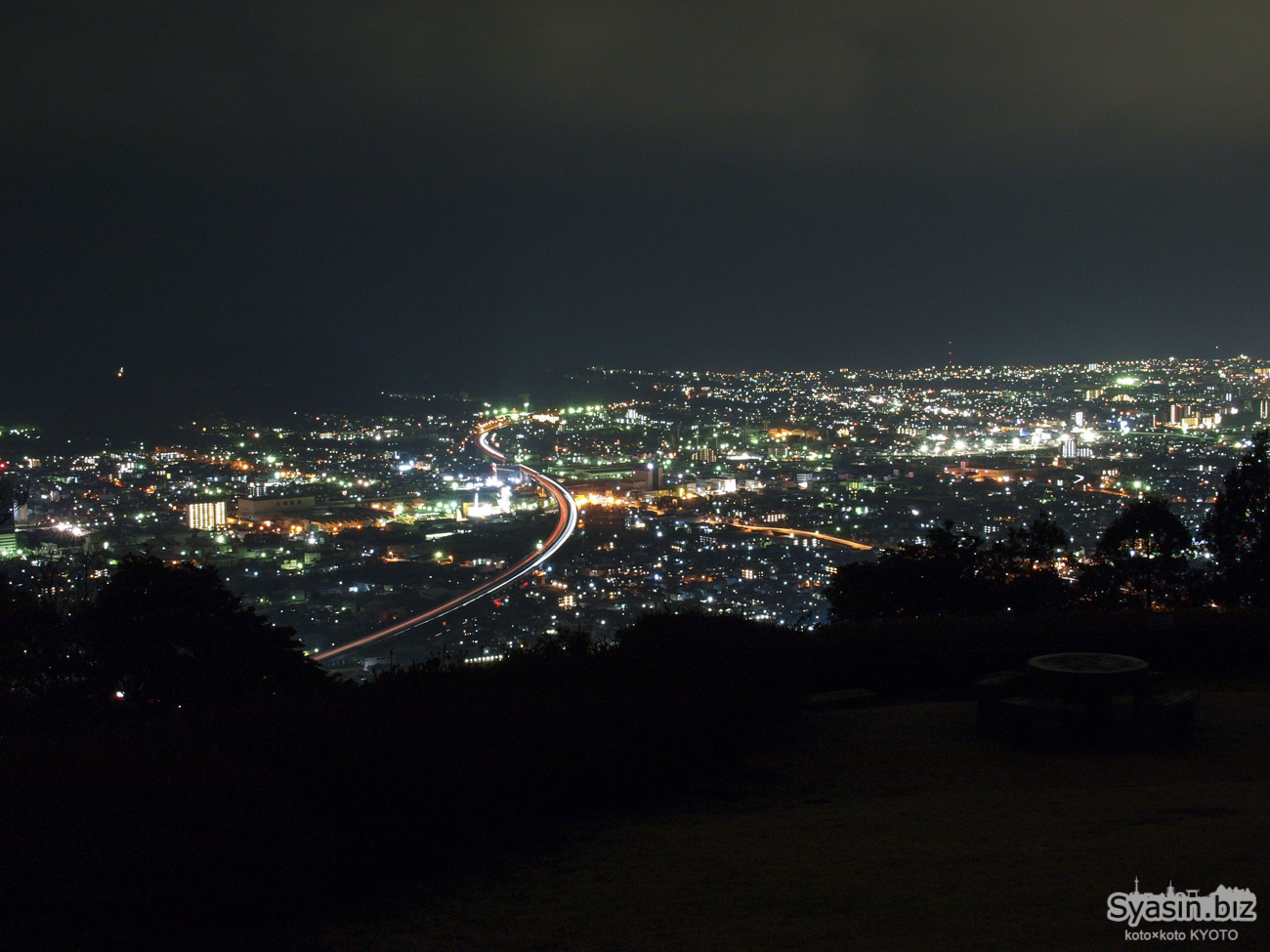 梶原山公園の夜景 – 静岡市清水区