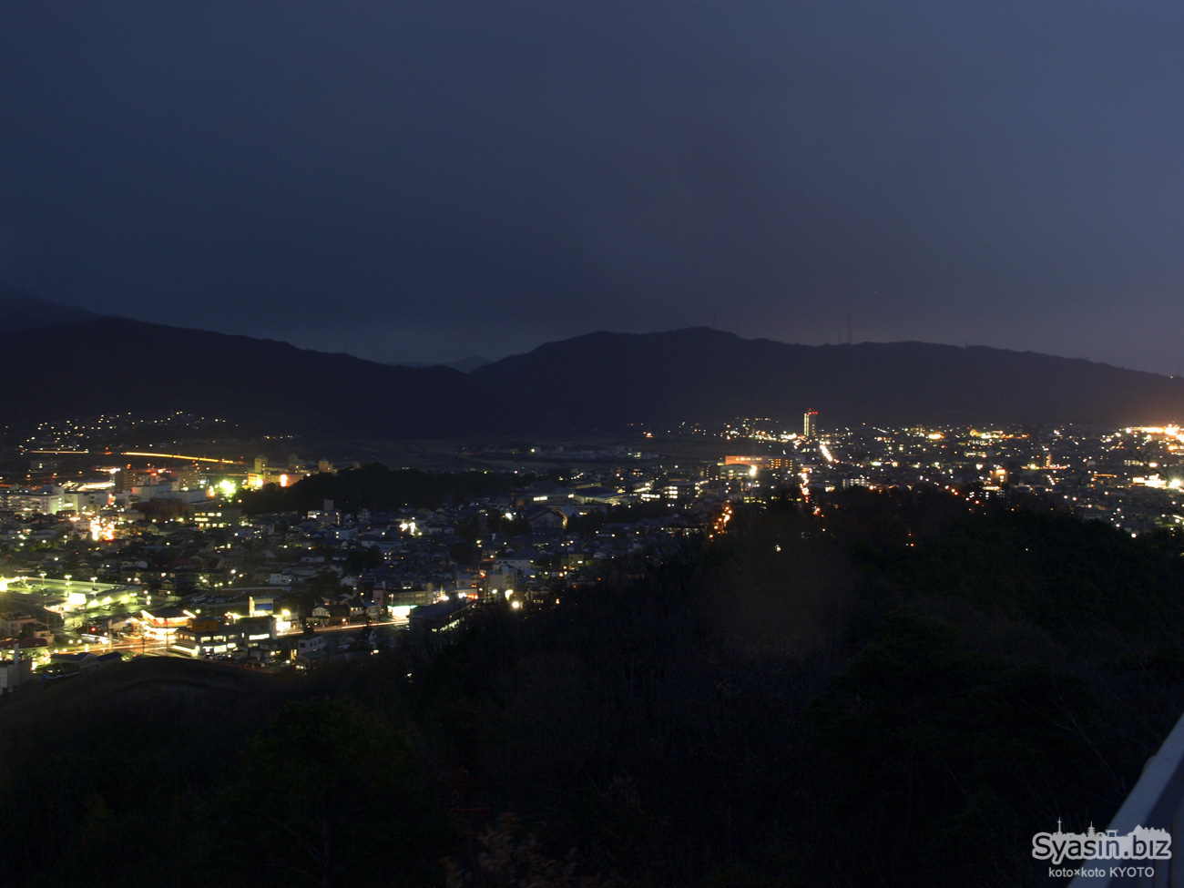 亀岡平和台公園 夜景
