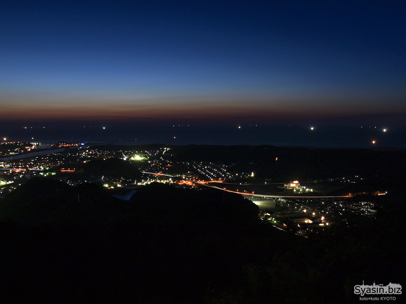 久松山　パノラマ夜景