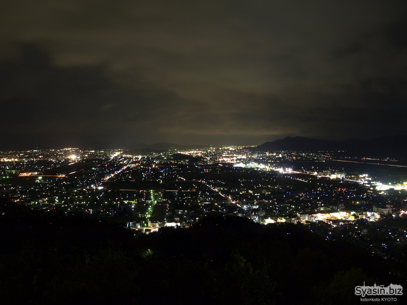 村国山 芦山公園の夜景情報 – 福井県越前市
