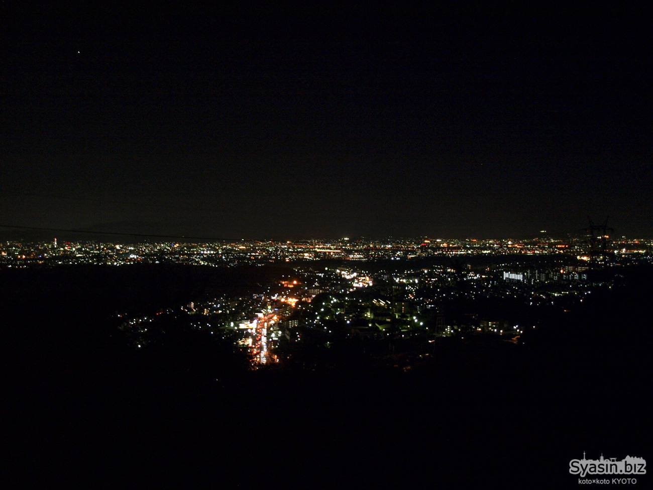 西山団地の夜景 – 京都市西京区