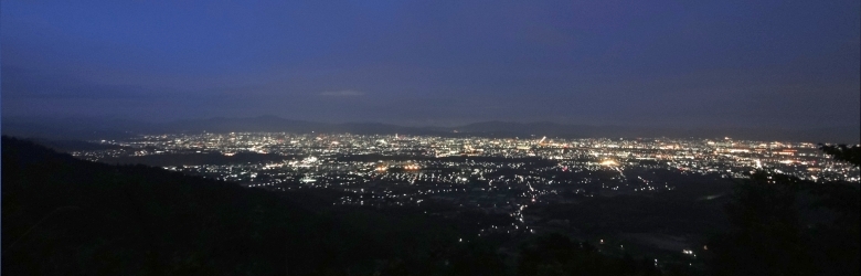 西岩倉山　夜景