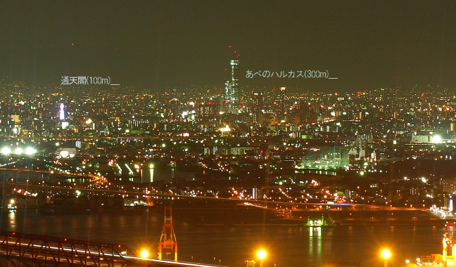 大阪府咲洲庁舎 夜景