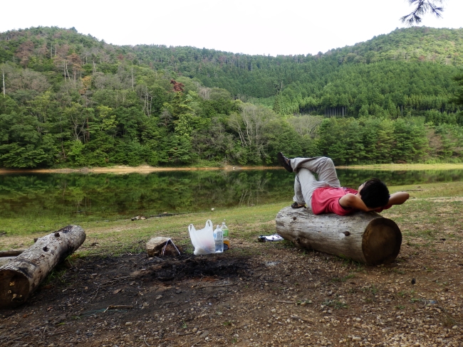 京都北山の秘境・沢ノ池でキャンプ