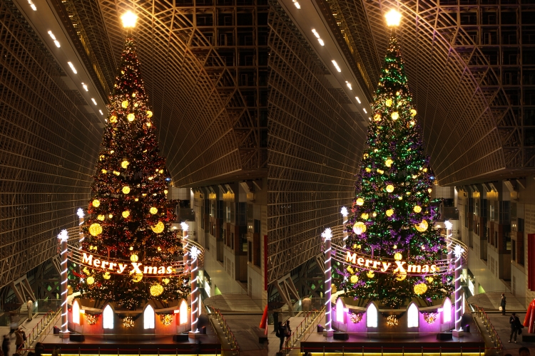 京都駅　クリスマス